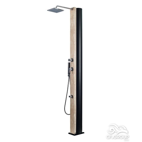 Dush solar BORA – Navona Travertine 40L
