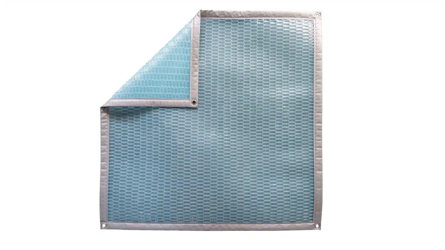 Translucent blue alveolar cover