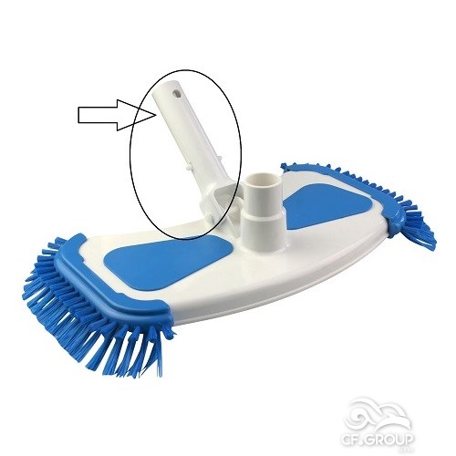 Dorezë, adaptor për lidhje me shtyllën teleskopike.