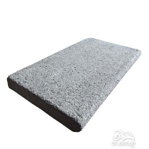 Bordurë pishine Toro - i sheshtë, 50x28,5 cm, ngjyrë gri, teksturë e ashpër